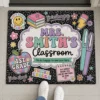 Personalized Teacher Classroom Doormat Composition Notebook Classroom Office Doormat, Teacher Appreciation Gift, Teacher Gift Back To School - Style 4