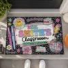 Personalized Teacher Classroom Doormat Composition Notebook Classroom Office Doormat, Teacher Appreciation Gift, Teacher Gift Back To School - Style 7