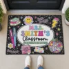 Personalized Teacher Classroom Doormat Composition Notebook Classroom Office Doormat, Teacher Appreciation Gift, Teacher Gift Back To School - Style 8