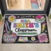 Personalized Teacher Classroom Doormat Composition Notebook Classroom Office Doormat, Teacher Appreciation Gift, Teacher Gift Back To School - Style 9