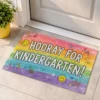 Personalized Teacher Classroom Doormat, Custom Hooray For Grade Mat, Classroom Decor, Black To School, Teacher Gifts, Classroom Welcome Mat - Style 3
