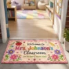 Personalized Teacher Classroom Doormat, Custom Name Welcome Mat, Back-To-School Classroom Decor, Teacher Appreciation Gift - Style 7