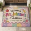 Personalized Teacher Classroom Doormat, Custom Name Welcome Mat, Colorful Back-To-School Classroom Decor, Teacher Appreciation Gift - Style 4
