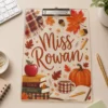 Personalized Teacher Clipboard, Custom Name Acrylic Paper Clipboard, Back To School Gift, First Day Of School Teacher Gift - Style 10