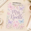 Personalized Teacher Clipboard, Custom Name Acrylic Paper Clipboard, Back To School Gift, First Day Of School Teacher Gift - Style 4