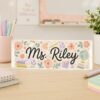 Personalized Teacher Desk Sign, Teacher Acrylic Block, Teacher Desk Name Plate, Teacher Acrylic Plaque, Back To School Gift, Teachers Gifts - Style 6