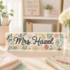 Personalized Teacher Desk Sign, Teacher Acrylic Block, Teacher Desk Name Plate, Teacher Acrylic Plaque, Back To School Gift, Teachers Gifts - Style 7