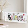 Personalized Teacher Name Desk Plaque, Custom Teacher Appreciation Gifts, Teacher Name Plate, Teacher Acrylic Block, New Teacher Gift - Style 4