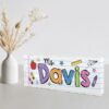 Personalized Teacher Name Desk Plaque, Custom Teacher Appreciation Gifts, Teacher Name Plate, Teacher Acrylic Block, New Teacher Gift - Style 5